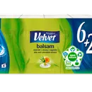 Velvet Balsam Chusteczki higieniczne 4-wartstwowe z ekstraktem z aloesu i nagietka, 8 x 10 szt.