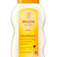 Weleda Calendula, emulsja do ciała dla niemowląt i dzieci z nagietkiem lekarskim, 200 ml