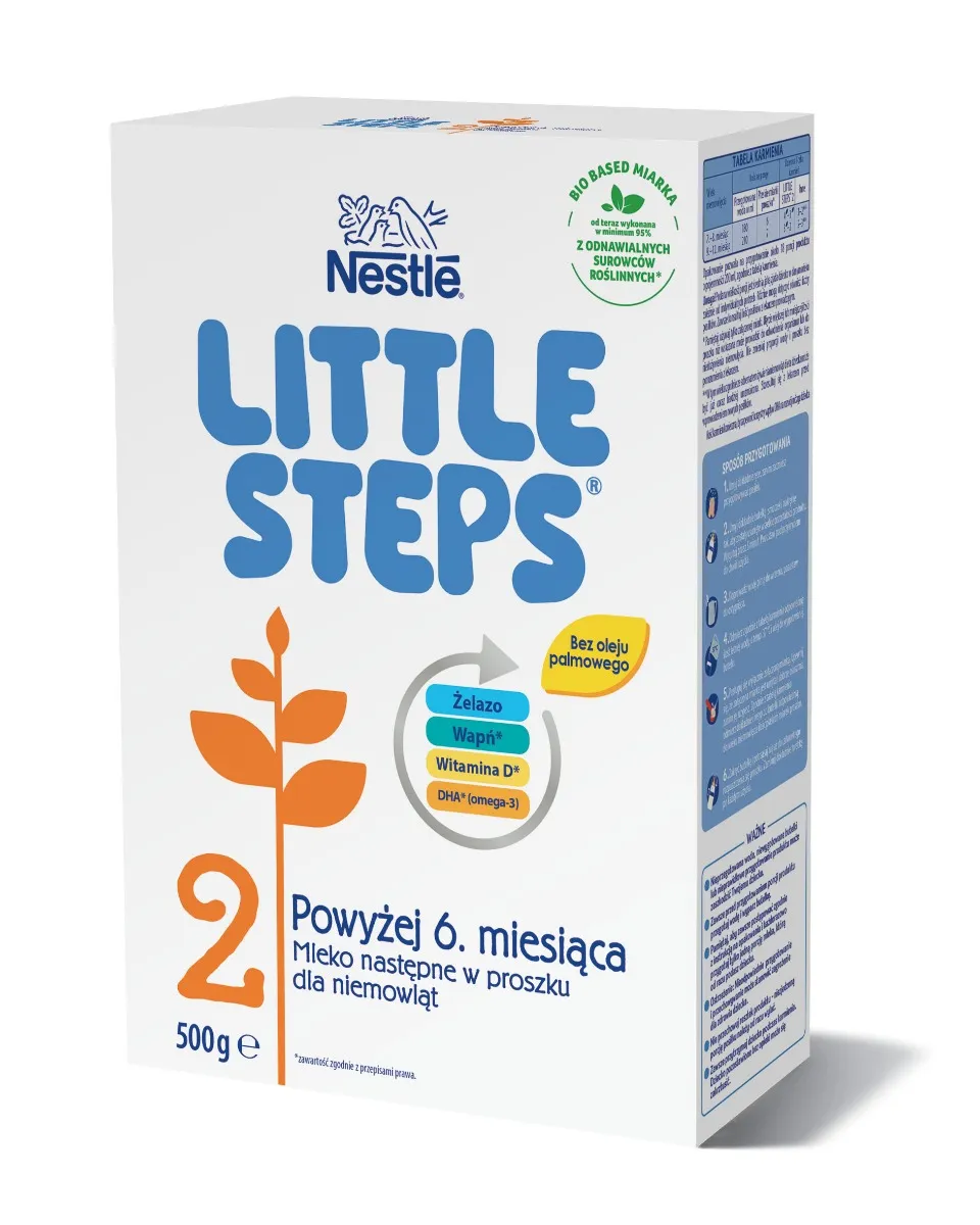 Little Steps 2, mleko modyfikowane dla dzieci powyżej 6. m-ca życia, 500 g