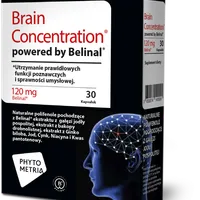 Phytometria Brain Concentration wzbogacony o Belinal, 30 kapsułek