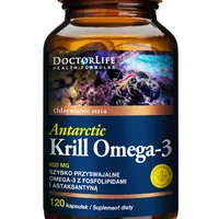Doctor Life Antarctic Krill Omega-3, suplement diety, 120 kapsułek