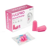 Haspro Multi10, stopery do uszu, kolor różowy, 10 par