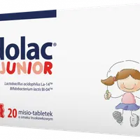Acidolac Junior Smak Truskawkowy, suplement diety, 20 tabletek