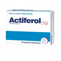 Actiferol Fe, 30 mg, suplement diety, 30 kapsułek