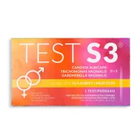 JD Biotech Test S3 dla kobiet i mężczyzn na choroby przenoszone drogą płciową, 1 szt.