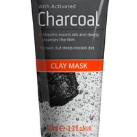 Beauty Formulas, oczyszczająca maska glinkowa do twarzy z aktywnym węglem, 100 ml