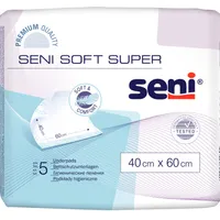 Seni Soft Super. 40x60 cm, podkłady higieniczne, 5 sztuk