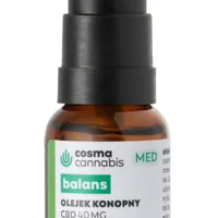 Cosma Canabis Med Balans, suplement diety, olejek konopny, 15 ml