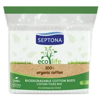 Septona EcoLife, patyczki organiczne, 100 sztuk