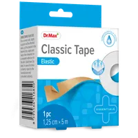 Classic Tape Elastic Dr.Max, elastyczny przylepiec na rolce 1,25 cm x 5 m, 1 sztuka