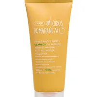 Ziaja Kokos Pomarańcza nawilżający i świeży szampon do każdego rodzaju włosów, 200 ml