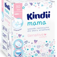 Kindii Mama Sensitive, wkładki laktacyjne, 30 sztuk