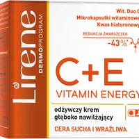 Lirene C+E VITAMIN ENERGY odżywczy krem głęboko nawilżający, 50 ml