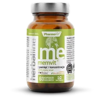 Pharmovit memvit pamięć i koncentracja, suplement diety, 60 kapsułek