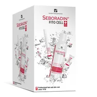 Seboradin FitoCell zestaw 2+1: szampon + serum + aktywator do brwi i rzęs 200 ml + 15 x 6 g + 6 ml