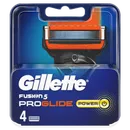 Gillette Fusion Proglide Power Wkład do maszynki manualnej do golenia dla mężczyzn, 4 szt.