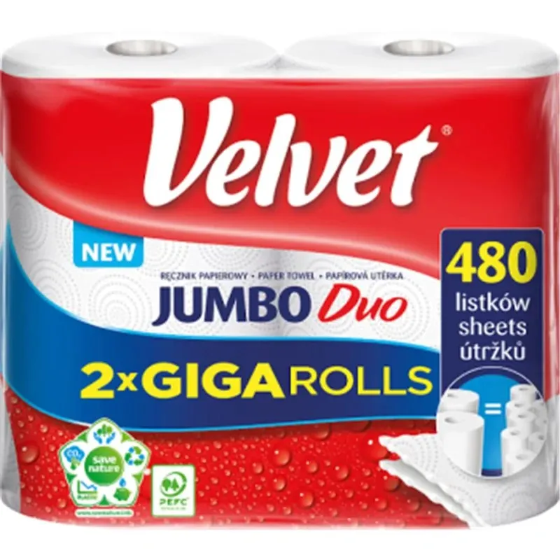 Velvet Jumbo Duo ręcznik papierowy, 2 szt.