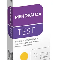 Menopauza, test płytkowy do oznaczenia poziomu hormonu FSH, 2 sztuki