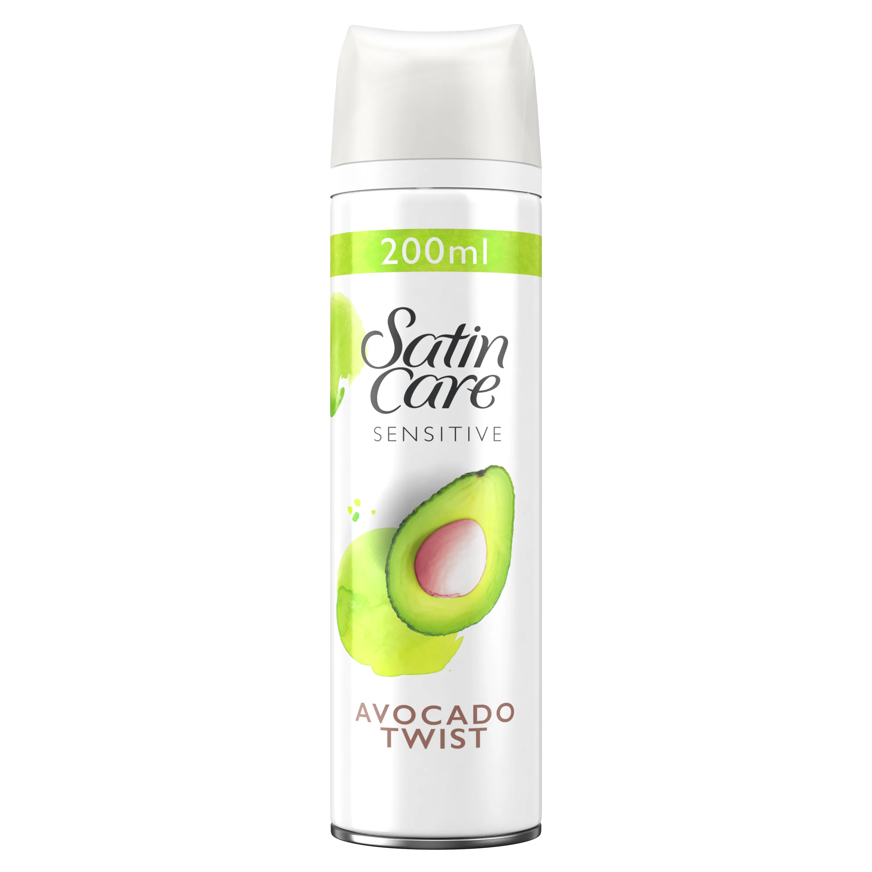 Gillette Satin Care Avocado Twist żel do golenia dla kobiet, 200 ml