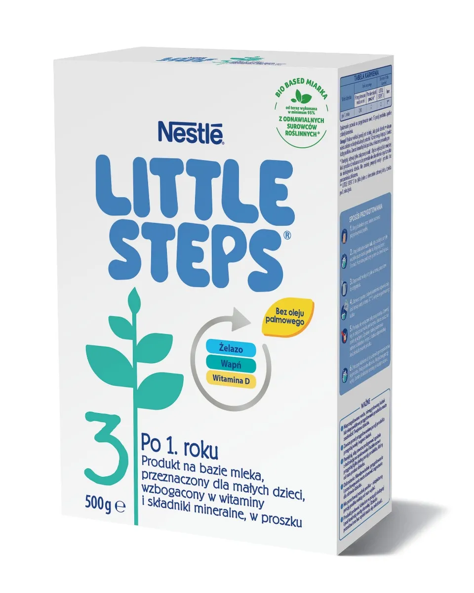 Little Steps 3, mleko modyfikowane dla dzieci powyżej 12. m-ca życia, 500 g