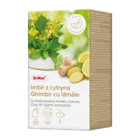 Aromatyzowana herbata ziołowa Imbir z cytryną Dr.Max, 20 saszetek