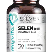 Myvita Silver, Selen forte (z witaminami a, c, e), suplement diety, 120 kapsułek