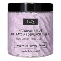 LaQ Naturalny mus do mycia i depilacji ciała Magnolia i różowy pieprz, 250 ml