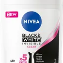 Nivea Black & White Invisible Clear antyperspirant w sztyfcie, 50 ml