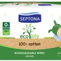 Septona EcoLife, chusteczki biodegradowalne dla dzieci, 60 sztuk