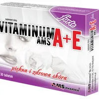 AMS Vitaminum A+E Forte, suplement diety, 30 tabletek