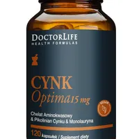 Doctor Life Cynk Optima, 15 mg, suplement diety, 120 kapsułek