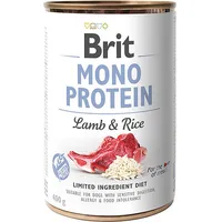 Brit Mono Protein Adult Lamb&Rice Mokra karma z jagnięciną i ryżem dla psa, 400 g