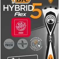 BiC Hybrid Flex 5 maszynka do golenia dla mężczyzn, 1 szt. + 2 wkłady