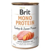 Brit Mono Protein Adult Turkey&Sweet Potato Mokra karma dla psa z indykiem i słodkimi ziemniakami, 400 g