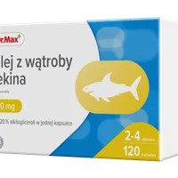 Olej z wątroby rekina Dr.Max, suplement diety, 120 kapsułek