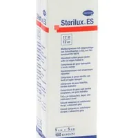 Sterilux ES, kompresy niejałowe, 17-nitkowe, 12-warstwowe, 5x5 cm, 100 szt.