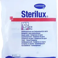 Sterilux ES Kompresy z gazy jałowej 17-nitkowe 12 warstw 5x5 cm, 3 sztuki