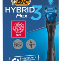 BiC Hybrid Flex 3 maszynka do golenia dla mężczyzn, 1 szt. + 4 wkłady