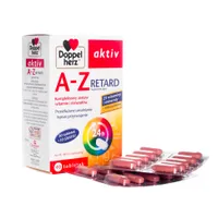 Doppelherz Aktiv A-Z Retard - suplement diety zawierający kompleksowy zestaw witamin i minerałów, 40 tabletek