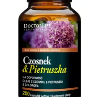 Doctor Life Czosnek & Pietruszka, suplement diety, 200 kapsułek