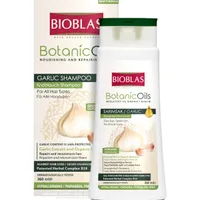 BIOBLAS Botanic Oils ziołowy szampon czosnkowy przeciw wypadaniu włosów, 360 ml