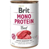 Brit Mono Protein Karma z wołowiną w puszce dla psa, 400 g