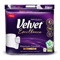 Velvet Exellence Premium Comfort papier toaletowy, 9 szt.