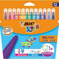 BIC Kids Kid Couleur Baby flamastry, 12 szt.