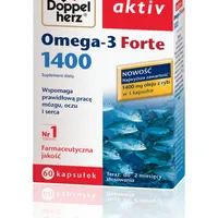 Doppelherz Aktiv Omega-3 Forte 1400, suplement diety, 60 kapsułek