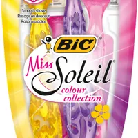 BiC Miss Soleil Colour Collection Maszynka do golenia dla kobiet, 4 szt.