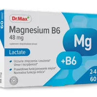 Magnesium B6 Lactate Dr.Max, suplement diety, 60 tabletek