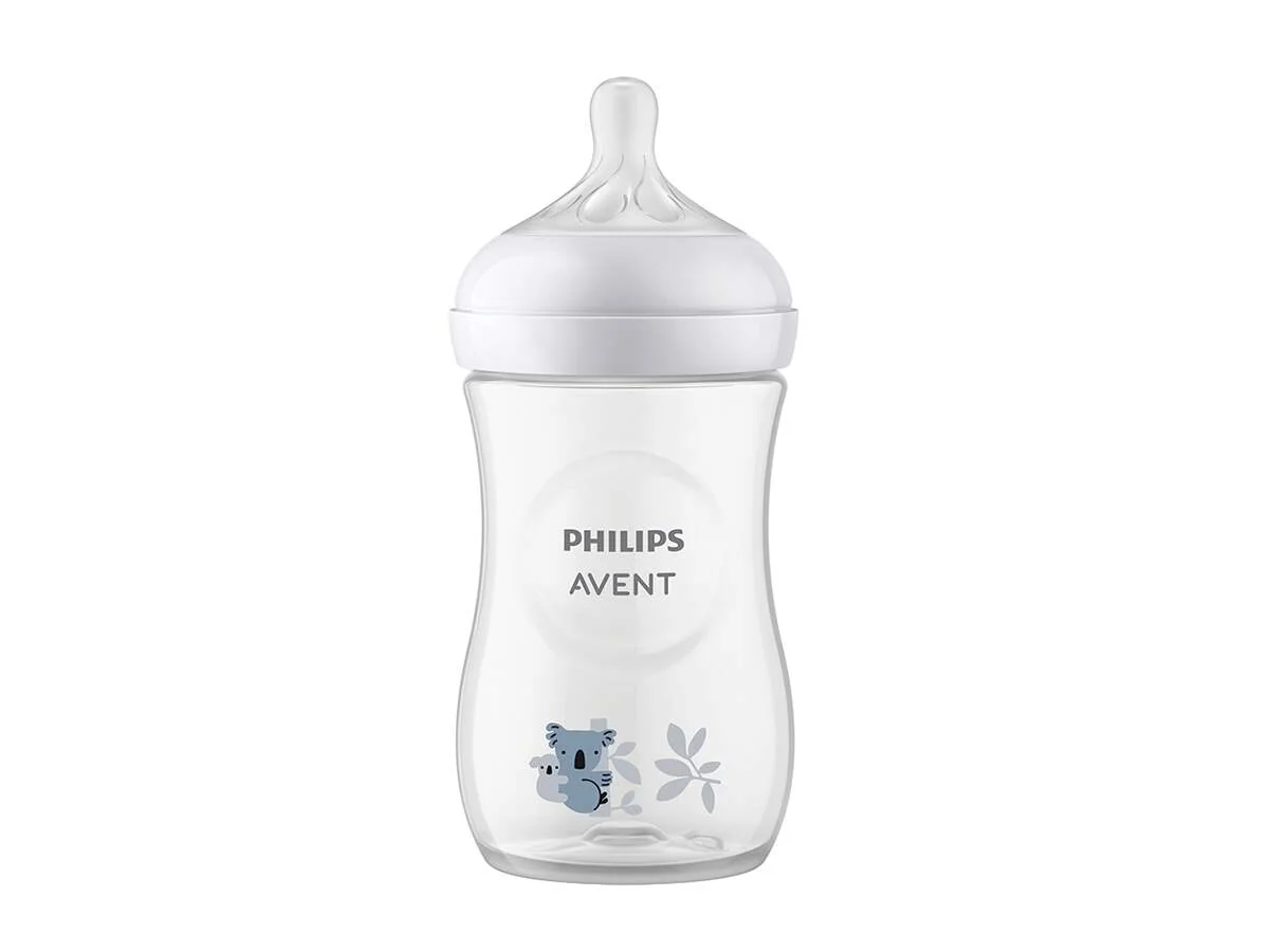 Philips Avent Natural Response, butelka responsywna z misiem koala SCY903/67, 1 szt.