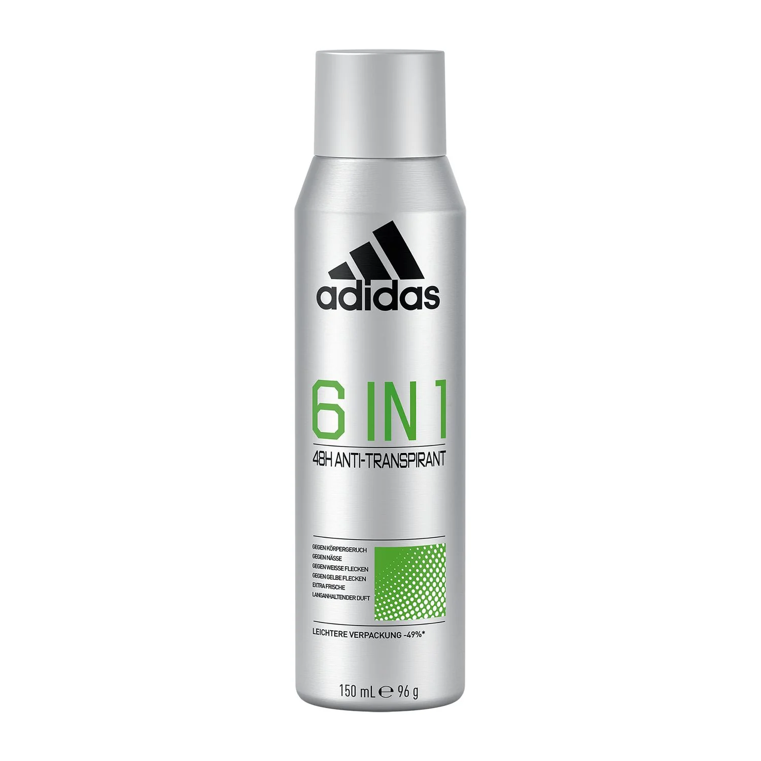 adidas 6 w 1, antyperspirant w sprayu dla mężczyzn, 150 ml