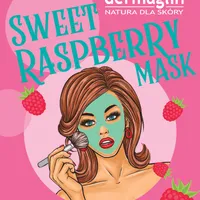 Dermaglin Sweet Raspberry nawilżająca maseczka do twarzy, 20 g